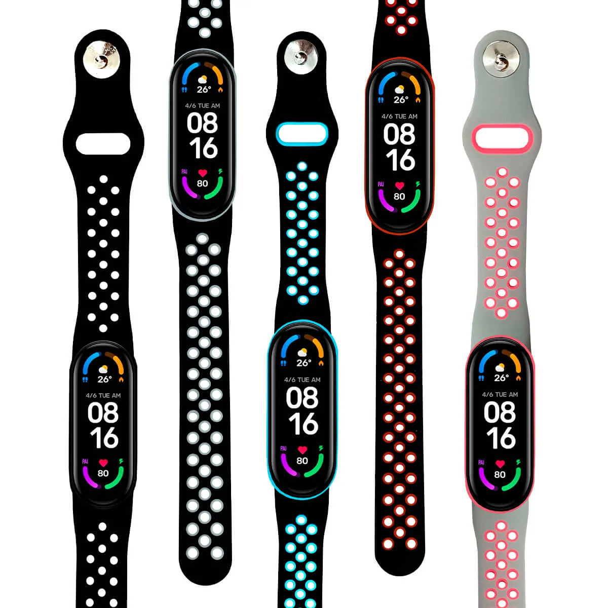 Correa Para Xiaomi Mi Band 5 y 6 Dualcolor Diseño