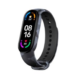Correa Para Xiaomi Mi Band 5 y 6 Camuflada Diseño - Gris