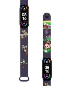 Correa Para Xiaomi Mi Band 5 y 6 Mario Bros - Luigi diseño