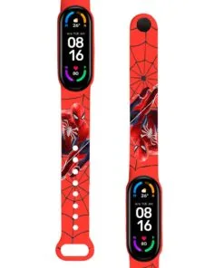Correa Para Xiaomi Mi Band 5 y 6 SpiderMan diseño
