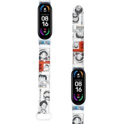 Correa Para Xiaomi Mi Band 5 y 6 One Piece Luffy Manga diseño