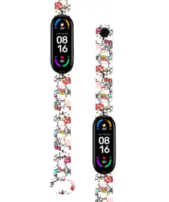 Correa Para Xiaomi Mi Band 5 y 6 Hello Kitty Diseño