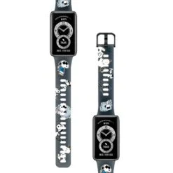 Correa Para Huawei Band 6 Snoopy Dark Transparente