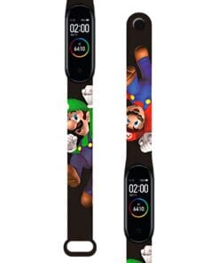Correa Para Xiaomi Mi Band 4 y 3 Mario y Luigui