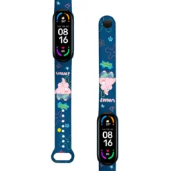 Correa Para Xiaomi Mi Band 5 y 6 Patricio Estrella Azul diseño