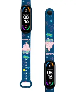 Correa Para Xiaomi Mi Band 5 y 6 Patricio Estrella Azul diseño