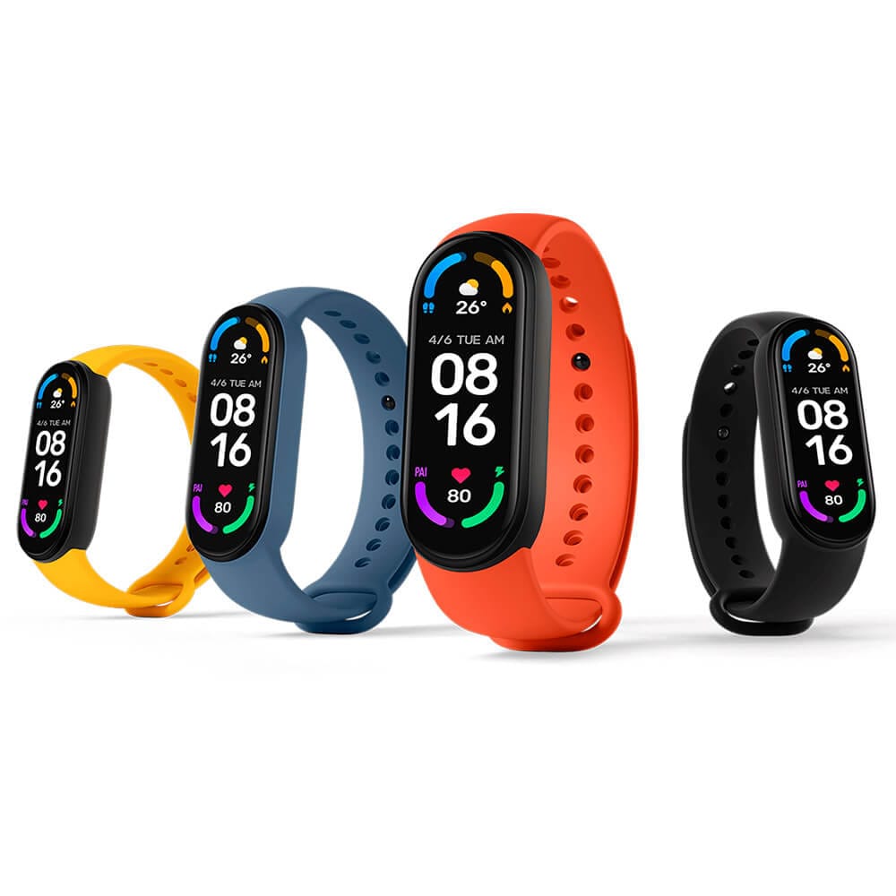 Correa de Cuero Para Xiaomi Mi Band 5 con Marco Metal Diseño - IziStore Peru