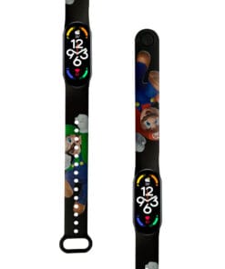 Correa Para Xiaomi Mi Band 7 Mario y Luigui
