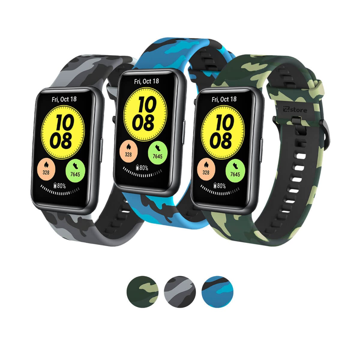 Correa Para Huawei Watch Fit Camuflado Diseño IziStore Peru