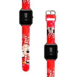 Correa Para Amazfit Bip Lite Minnie Mouse Red