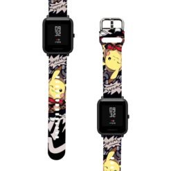 Correa Para Amazfit Bip Lite Pikachu Boom Negro