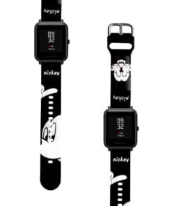 Correa Para Amazfit Bip Lite Mickey Mouse Negro