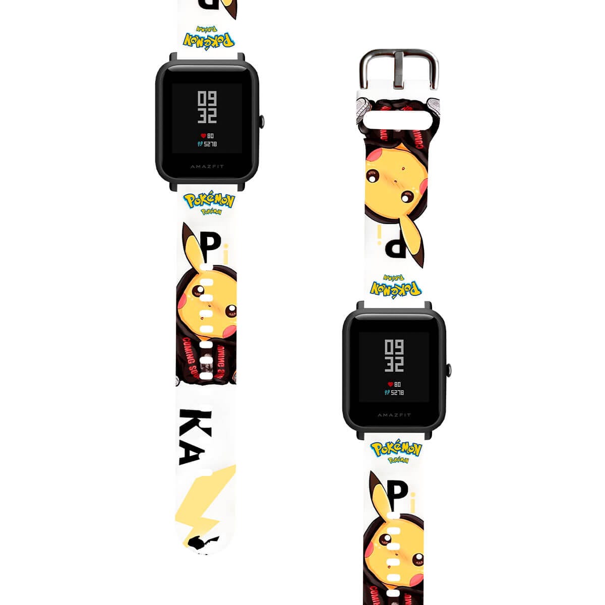 Correa Para Amazfit Bip Pikachu Urbano Blanco - IziStore Peru