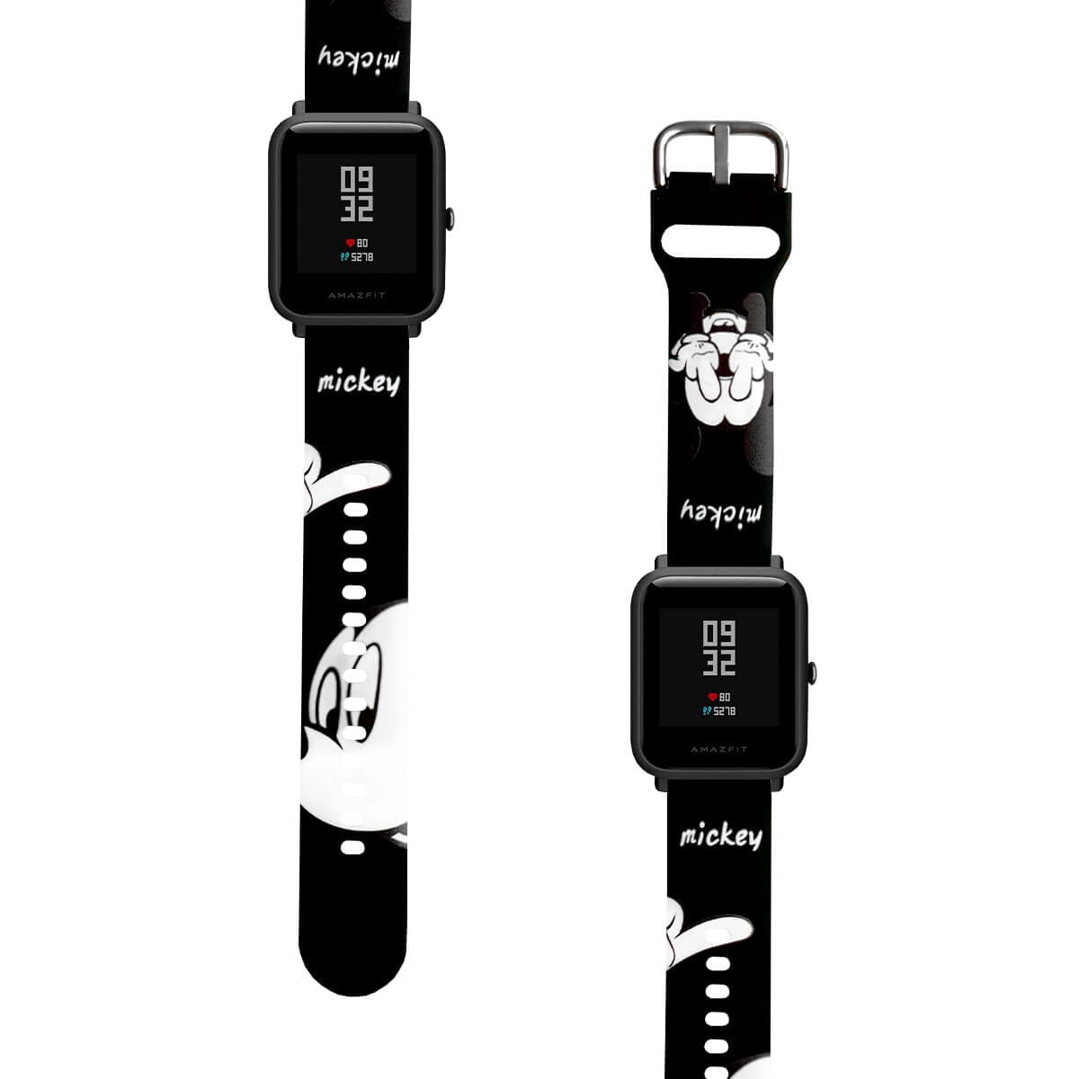 Correa Para Amazfit Bip S Mickey Mouse Negro IziStore Peru