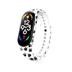 Correa Para Xiaomi Mi Band 7 Con Diseño Huellitas