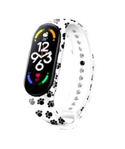 Correa Para Xiaomi Mi Band 7 Con Diseño Huellitas