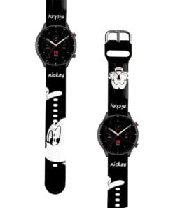 Correa Para Amazfit GTR 2 Mickey Mouse Negro Diseño