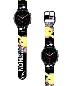 Correa Para Amazfit GTR 2 Pikachu Urbano Negro Diseño