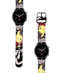 Correa Para Amazfit GTR 2 Pikachu Boom Negro Diseño