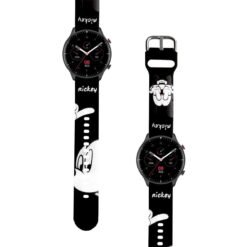 Correa Para Amazfit GTR 3 Mickey Mouse Negro Diseño