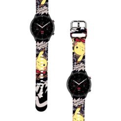 Correa Para Amazfit GTR 3 Pikachu Boom Negro Diseño