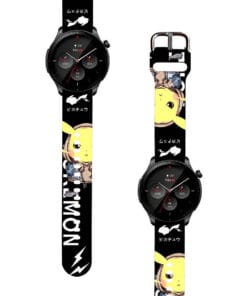 Correa Para Amazfit GTR 4 Pikachu Urbano Negro Diseño