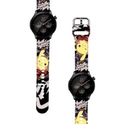 Correa Para Amazfit GTR 4 Pikachu Boom Negro Diseño