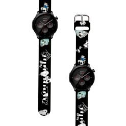 Correa Para Amazfit GTR 4 Snoopy Negro Diseño