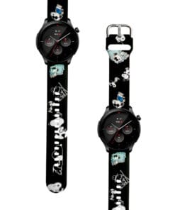Correa Para Amazfit GTR 4 Snoopy Negro Diseño
