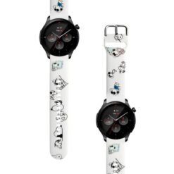Correa Para Amazfit GTR 4 Snoopy Blanco Diseño