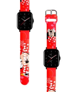 Correa Para Amazfit GTS 2 Minnie Mouse Red