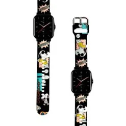 Correa Para Amazfit GTS 2 Snoopy Cool Negro Diseño