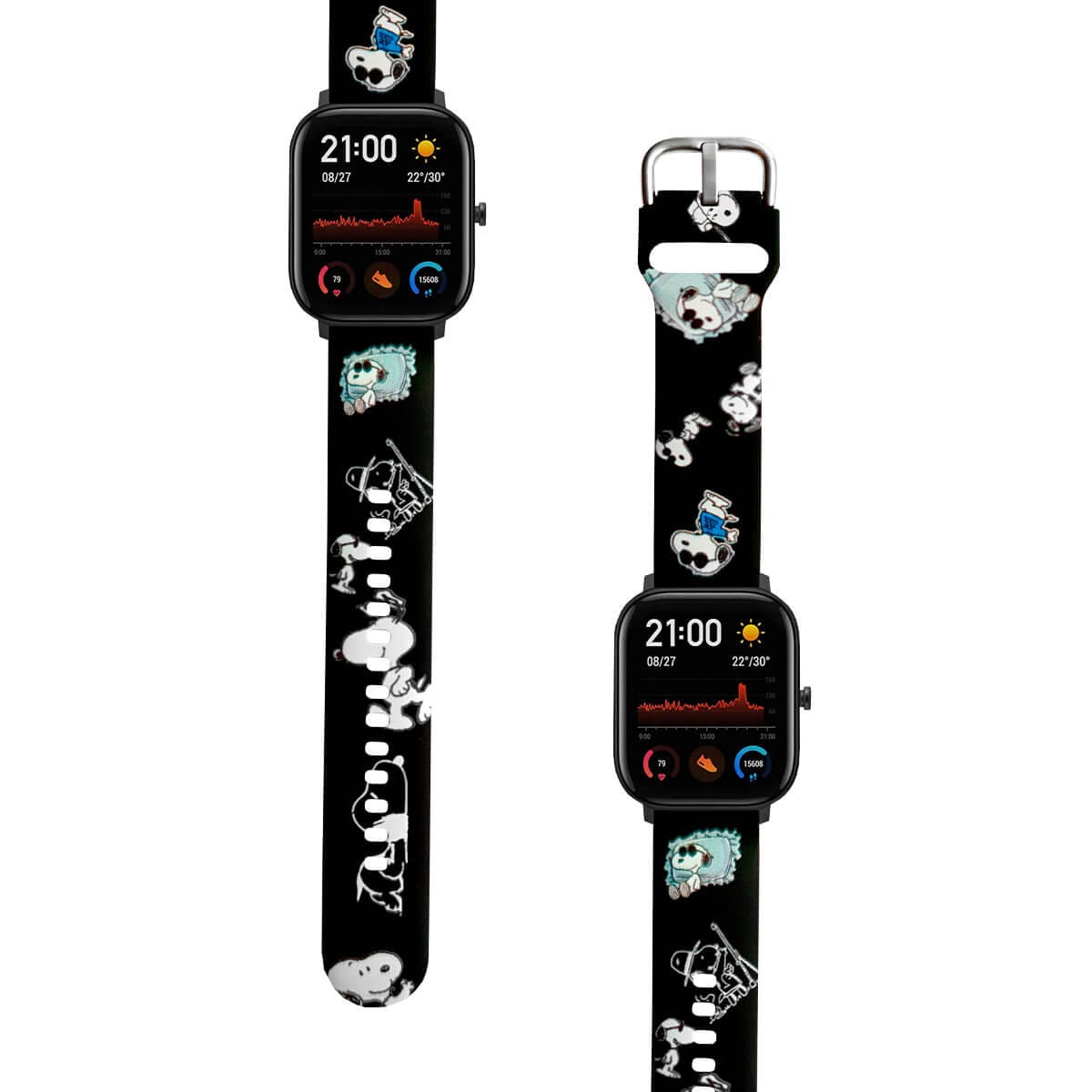 Correa Para Amazfit GTS Snoopy Negro - IziStore Peru