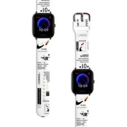 Correa Para Amazfit Bip U Nike Air Blanco