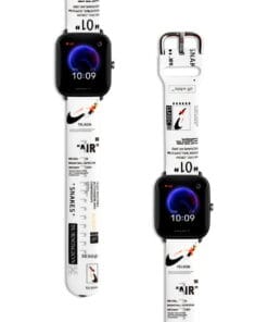 Correa Para Amazfit Bip U Nike Air Blanco