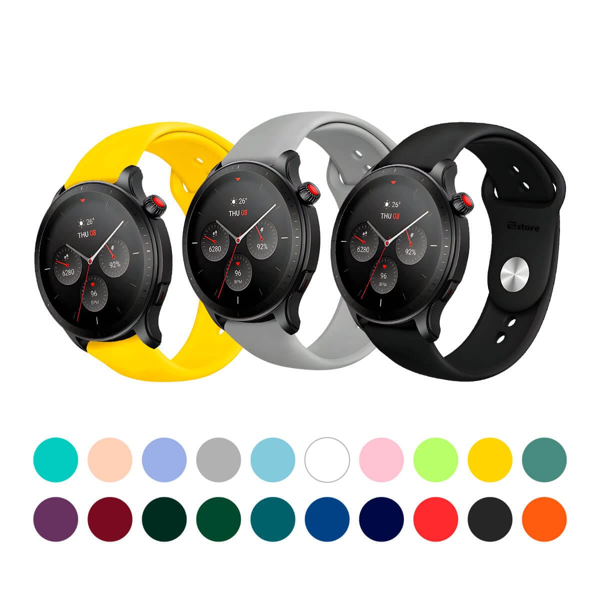PAPERP Magnética Correas Para Amazfit GTR 4/ GTR 3/ GTR 3 Pro Correa Metal De Acero Inoxidable