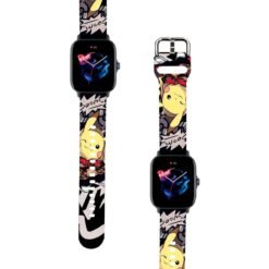 Correa Para Amazfit GTS 3 Pikachu Boom Negro Diseño