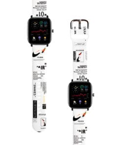 Correa Para Amazfit GTS 2 Mini Nike Air Blanco Diseño