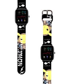 Correa Para Amazfit GTS 2 Mini Pikachu Urbano Negro Diseño