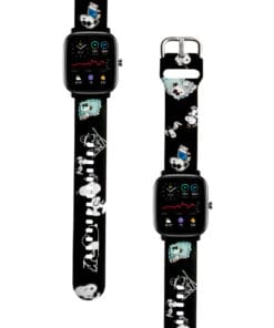 Correa Para Amazfit GTS 2 Mini Snoopy Negro Diseño