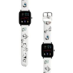 Correa Para Amazfit GTS 2 Mini Snoopy Blanco Diseño