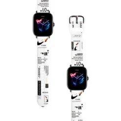 Correa Para Amazfit GTS 3 Nike Air Blanco Diseño