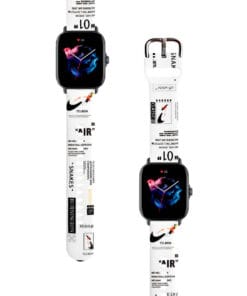 Correa Para Amazfit GTS 3 Nike Air Blanco Diseño