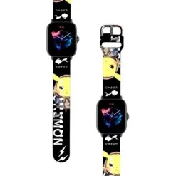 Correa Para Amazfit GTS 3 Pikachu Urbano Negro Diseño
