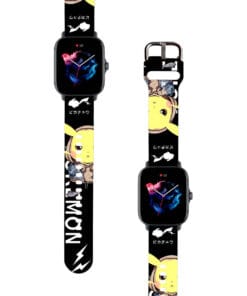 Correa Para Amazfit GTS 3 Pikachu Urbano Negro Diseño