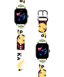 Correa Para Amazfit GTS 3 Pikachu Urbano Blanco Diseño