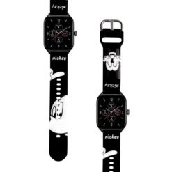 Correa Para Amazfit GTS 4 Mickey Mouse Negro Diseño