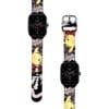 Correa Para Amazfit GTS 4 Pikachu Boom Negro Diseño