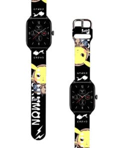 Correa Para Amazfit GTS 4 Pikachu Urbano Negro Diseño