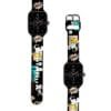 Correa Para Amazfit GTS 4 Snoopy Cool Negro Diseño